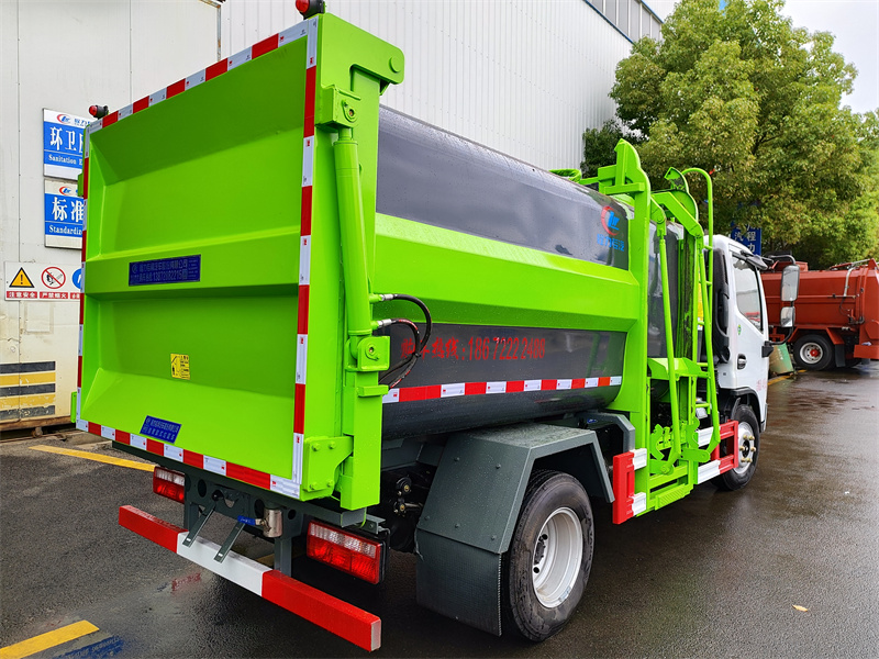 國六7方 藍牌東風D6 側裝壓縮垃圾車